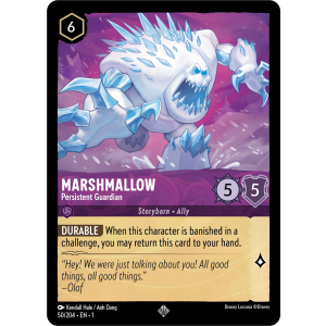 Super Rare Marshmallow - Persistent Guardian 50/204 Disney Lorcana TCG The First Chapter