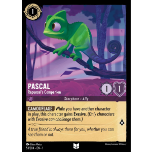 Pascal - Rapunzel's Companion 53/204 Disney Lorcana TCG The First Chapter