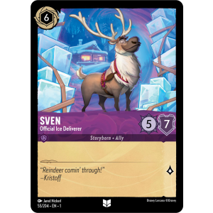 Sven - Official Ice Deliverer 55/204 Disney Lorcana TCG The First Chapter