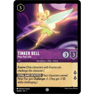 Tinker Bell - Peter Pan's Ally 58/204 Disney Lorcana TCG The First Chapter