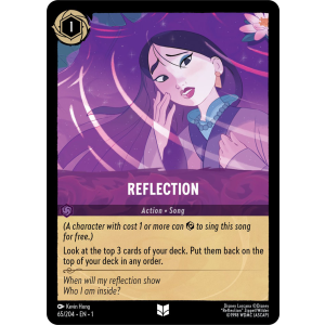 Reflection 65/204 Disney Lorcana TCG The First Chapter