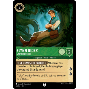 Flynn Rider - Charming Rogue 74/204 Disney Lorcana TCG The First Chapter