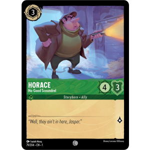 Horace - No-Good Scoundrel 79/204 Disney Lorcana TCG The First Chapter