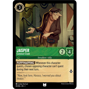 Jasper - Common Crook 81/204 Disney Lorcana TCG The First Chapter