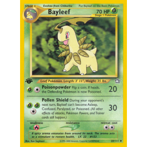 Bayleef 28/111 Pokemon TCG Neo Neo Genesis