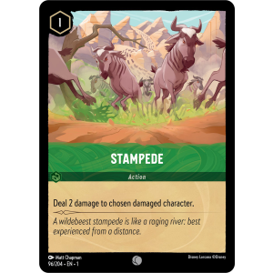 Stampede 96/204 Disney Lorcana TCG The First Chapter