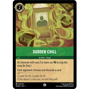 Sudden Chill 98/204 Disney Lorcana TCG The First Chapter