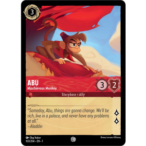 Abu - Mischievous Monkey 103/204 Disney Lorcana TCG The First Chapter