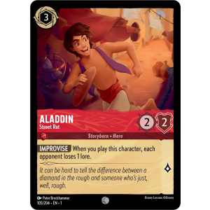 Aladdin - Street Rat 105/204 Disney Lorcana TCG The First Chapter