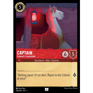 Captain - Colonel's Lieutenant 106/204 Disney Lorcana TCG The First Chapter