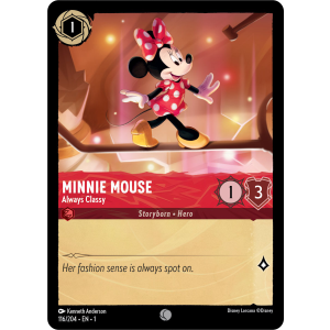 Minnie Mouse - Always Classy 116/204 Disney Lorcana TCG The First Chapter