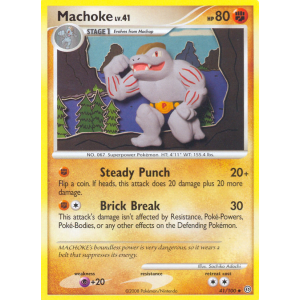 Machoke 41/100 Pokemon TCG Diamond & Pearl Stormfront