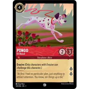 Pongo - Ol' Rascal 120/204 Disney Lorcana TCG The First Chapter