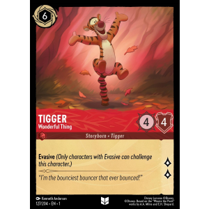 Tigger - Wonderful Thing 127/204 Disney Lorcana TCG The First Chapter