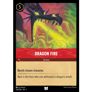 Dragon Fire 130/204 Disney Lorcana TCG The First Chapter