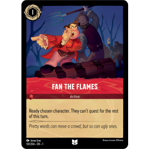 Fan The Flames 131/204 Disney Lorcana TCG The First Chapter