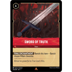 Sword Of Truth 136/204 Disney Lorcana TCG The First Chapter