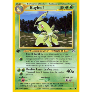 Bayleef 29/111 Pokemon TCG Neo Neo Genesis