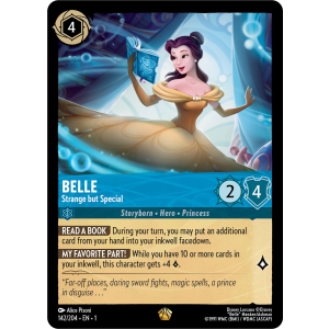 Legendary Belle - Strange but special 142/204 Disney Lorcana TCG The First Chapter