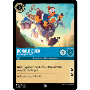 Donald Duck - Strutting His Stuff 144/204 Disney Lorcana TCG The First Chapter