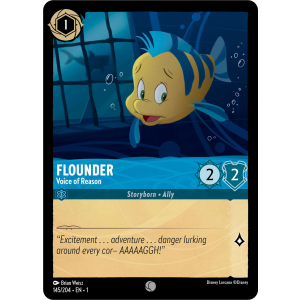 Flounder - Voice Of Reason 145/204 Disney Lorcana TCG The First Chapter