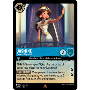 Jasmine - Queen Of Agrabah 149/204 Disney Lorcana TCG The First Chapter