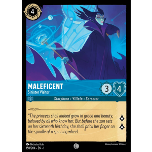 Maleficent - Sinister Visitor 150/204 Disney Lorcana TCG The First Chapter