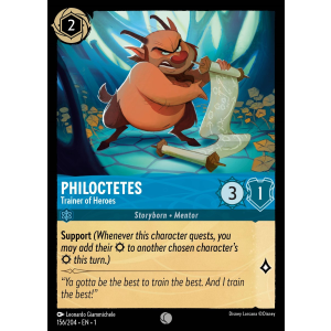 Philoctetes - Trainer of Heroes 156/204 Disney Lorcana TCG The First Chapter