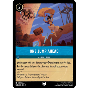 One Jump Ahead 164/204 Disney Lorcana TCG The First Chapter