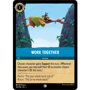 Work Together 165/204 Disney Lorcana TCG The First Chapter