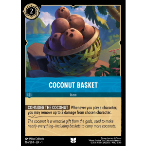 Coconut Basket 166/204 Disney Lorcana TCG The First Chapter