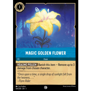 Magic Golden Flower 169/204 Disney Lorcana TCG The First Chapter