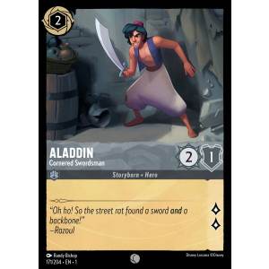 Aladdin - Cornered Swordsman 171/204 Disney Lorcana TCG The First Chapter