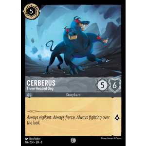 Cerberus - Three-Headed Dog 176/204 Disney Lorcana TCG The First Chapter