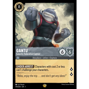 Legendary Gantu - Galactic Federation Captain 178/204 Disney Lorcana TCG The First Chapter