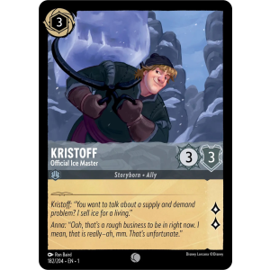 Kristoff - Offical Ice Master 182/204 Disney Lorcana TCG The First Chapter