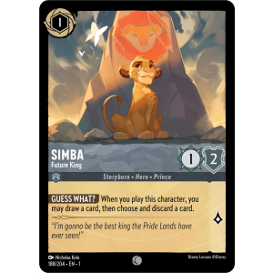 Simba - Future King 188/204 Disney Lorcana TCG The First Chapter