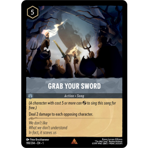 Grab Your Sword 198/204 Disney Lorcana TCG The First Chapter