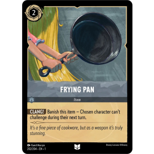 Frying Pan 202/204 Disney Lorcana TCG The First Chapter