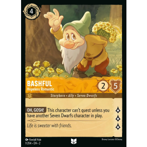 Bashful - Hopeless Romantic 1/204 Disney Lorcana TCG Rise of the Floodborn