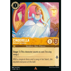 Cinderella - Ballroom Sensation 3/204 Disney Lorcana TCG Rise of the Floodborn