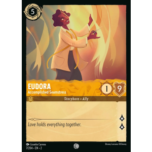 Eudora - Accomplished Seamstress 7/204 Disney Lorcana TCG Rise of the Floodborn