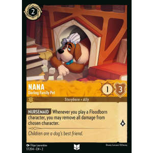 Nana - Darling Family Pet 17/204 Disney Lorcana TCG Rise of the Floodborn