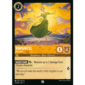 Rapunzel - Sunshine 20/204 Disney Lorcana TCG Rise of the Floodborn