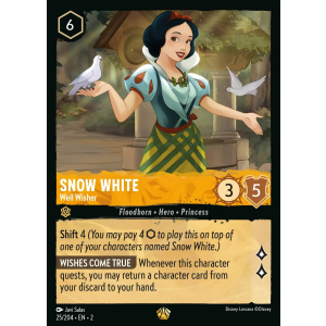 Legendary Snow White - Well Wisher 25/204 Disney Lorcana TCG Rise of the Floodborn