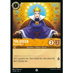 The Queen - Regal Monarch 27/204 Disney Lorcana TCG Rise of the Floodborn