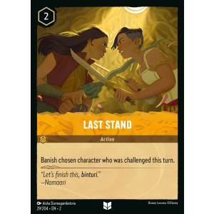 Last Stand 29/204 Disney Lorcana TCG Rise of the Floodborn