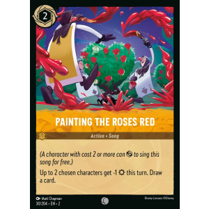 Painting the Roses Red 30/204 Disney Lorcana TCG Rise of the Floodborn