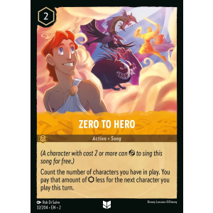 Zero to Hero 32/204 Disney Lorcana TCG Rise of the Floodborn