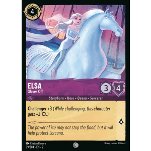 Elsa - Gloves Off 39/204 Disney Lorcana TCG Rise of the Floodborn